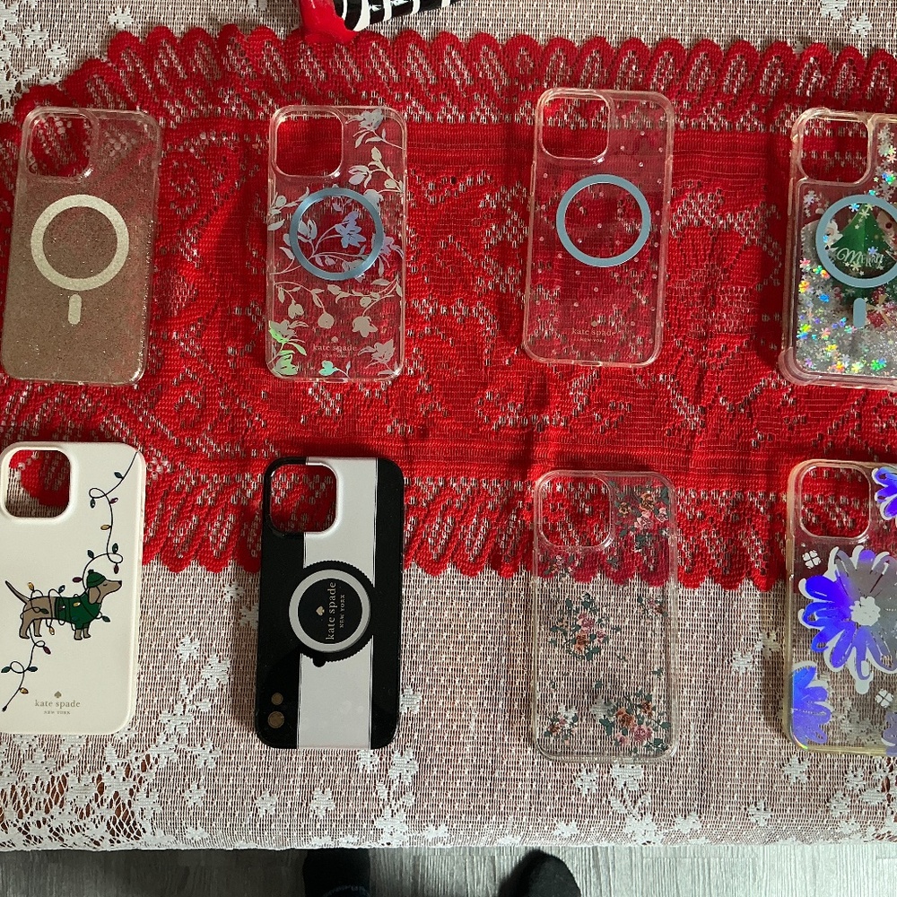 I-hone 13 pro max Kate Spade/Coach cases-preowned